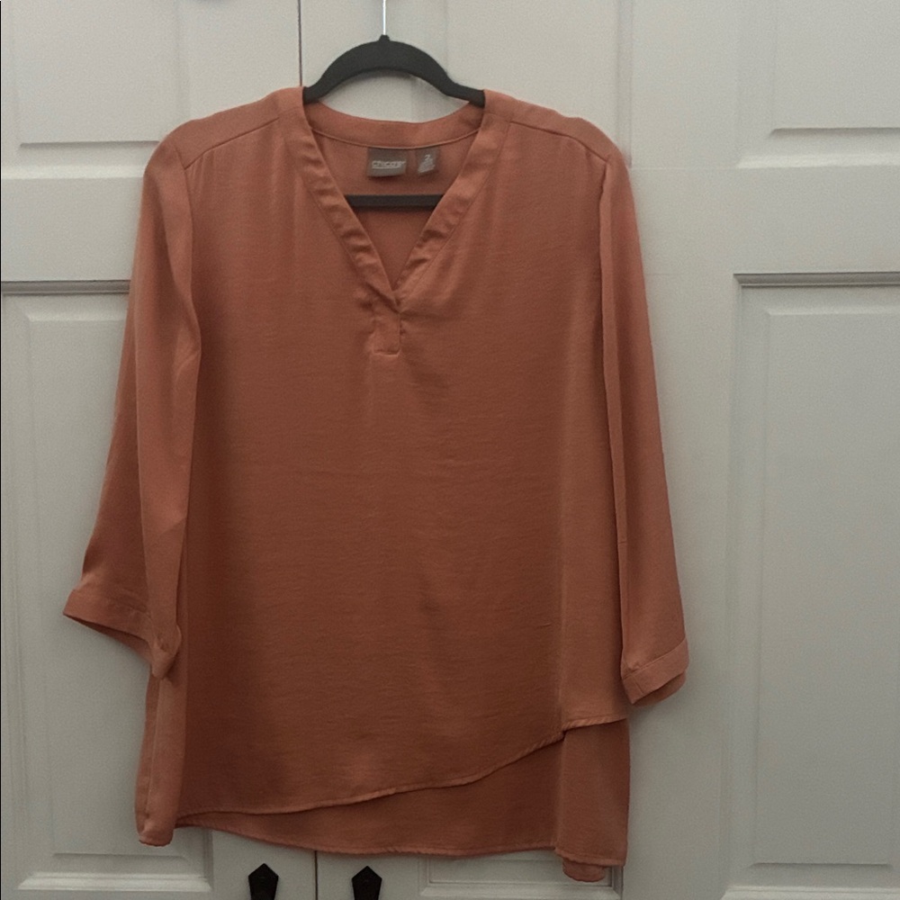 Chico's Women's Terracotta Blouse